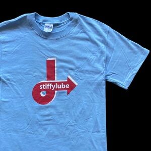 Vintage Stiffy Lube Tee Novelty Joke Comedy Sex Shirt Jiffy Lube Y2K VTG